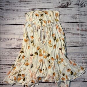 Free People Women’s Floral Fall/Autumn Sleeveless Top Size M